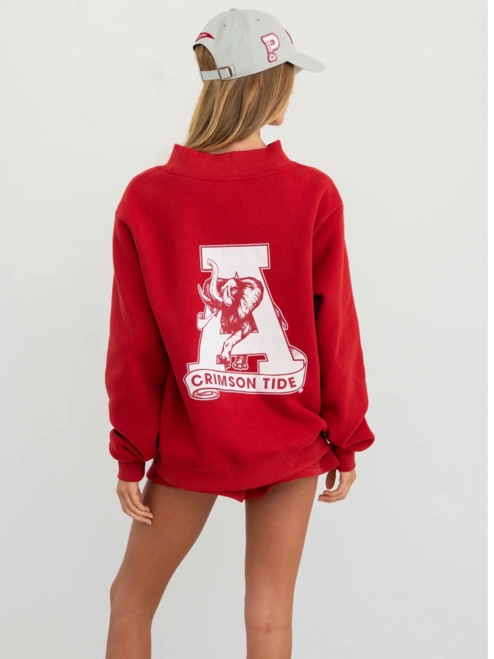 BAMA Red Crewneck Sweatshirt by Unbranded - Picture 2 of 4